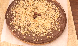 甜點-免烤榛果巧克力起司蛋糕